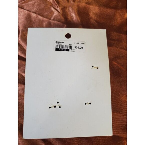 Aldo Rose Pins For Clothing Jewelry Red Gold Set of 2 S - Picture 2 of 2